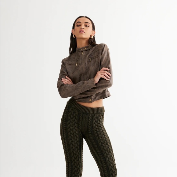 BELLA MOTO JACKET | CHOCOLATE A3 - Picture 7 of 12